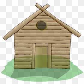 Buildings, Building, House, Home, Wooden, Silhouette - Wood Three Little Pigs Houses, HD Png Download - house silhouette png