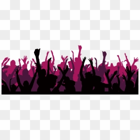 Download People Graduation Season - Silhouette Party People Png, Transparent Png - crowd of people png