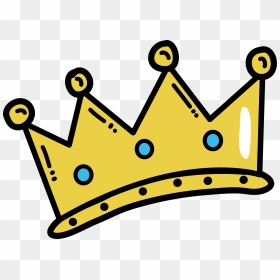 Cartoon Crown Png Clip Black And White Download - Transparent Background Cartoon Crown Png, Png Download - crown silhouette png