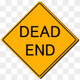 Dead End Sign Png Clipart - Quiet Area Sign, Transparent Png - the end png