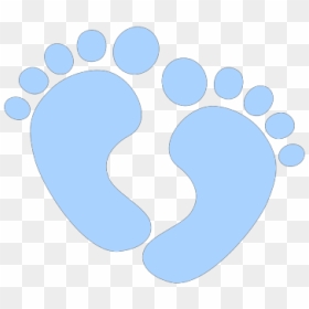 Baby Feet Pink Png , Png Download - Pink Baby Footprints Clipart