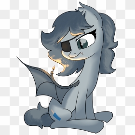Transparent Eyepatch Clipart - Mlp Bat Pony Base, HD Png Download - eyepatch png