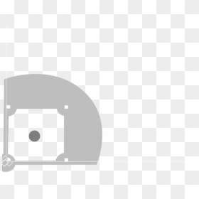 Baseball Diamond Outline - Label, HD Png Download - diamond outline png