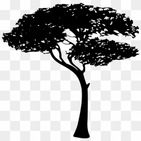 [​img] - Tree Silhouette Clip Art, HD Png Download - mermaid silhouette png