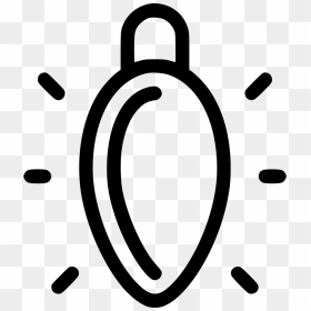 Christmas Light - Christmas Light Black And White, HD Png Download - christmas light png