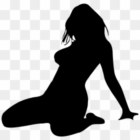 Woman Silhouette 63 Svg Clip Arts - Silhouette, HD Png Download - mermaid silhouette png