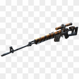 Leopard-sniper - Rifle, HD Png Download - sniper scope png