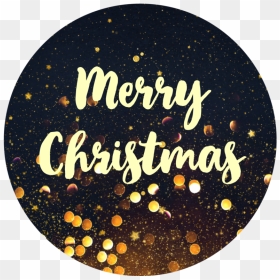 Gold Sparkles Christmas Stickers - Label, HD Png Download - gold sparkles png