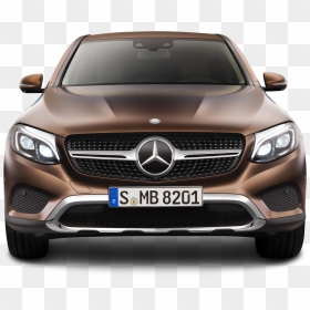 Brown Mercedes Benz Gle Coupe Front View Car Png Image - Cars Front View Png, Transparent Png - car front png