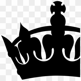 Black Royal Crown Silhouette Clip Art, Icon And Svg - Clipart King Crown Png, Transparent Png - crown silhouette png