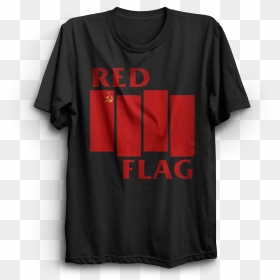 Red London T Shirt, HD Png Download - red flag png