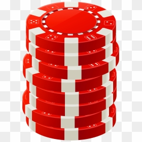 Red Poker Chips Png Clip Art - Poker Chips Transparent Background, Png Download - chips png