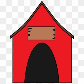Stick House Clipart Stick House Clipart - Red Dog House Clipart, HD Png Download - house silhouette png