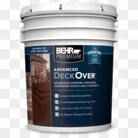 Behr Premium Advanced Deckover Textured 5 Gallon Image - Behr Pro Exterior Satin, HD Png Download - crack texture png