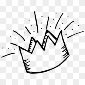 Transparent Heart Doodle Png - Crown Doodle Png, Png Download - crown silhouette png