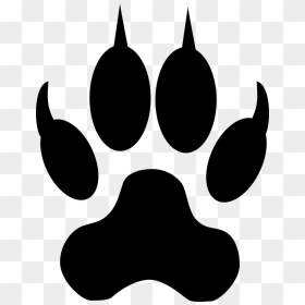 Wolf Paw Print, HD Png Download - feet png