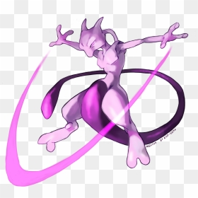 #150 Mewtwo Used Psycho Cut And Thunderbolt - Mewtwo Png Transparent, Png Download - mewtwo png