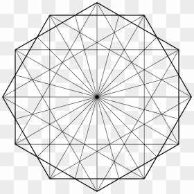 Line Art,triangle,symmetry - Simple Geometric Design Art, HD Png Download - graph paper png