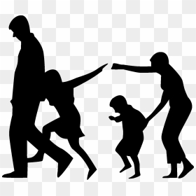 Family Silhouette Png , Png Download - Family Vector Free, Transparent Png - family silhouette png