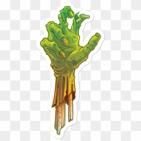Zombie Hand Drawing, HD Png Download - zombie hand png