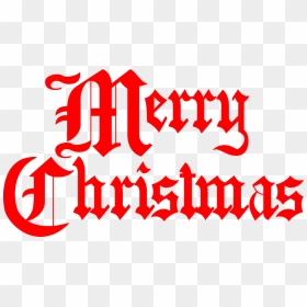 Christmas Merry Christmas Italic Text Clipart Png - Merry Christmas The Word, Transparent Png - merry christmas text png