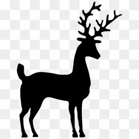 Deer Silhouette - Icono De Ciervo, HD Png Download - deer head silhouette png