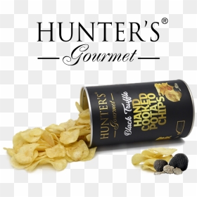 Hunter Foods Black Truffle Hand Cooked Potato Chips - Hunter's Gourmet Black Truffle, HD Png Download - chips png