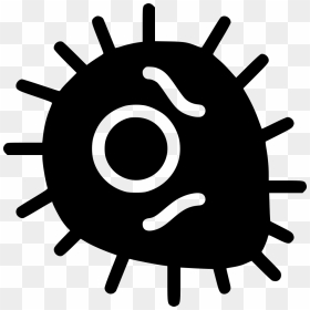 Bacteria - Corona Virus Vector Silhouette, HD Png Download - bacteria png
