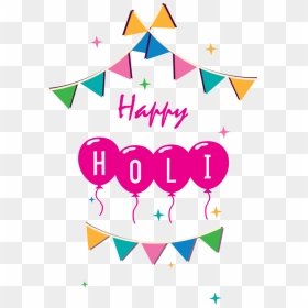 Transparent Holi Text Pink Font For Happy Holi For - Transparent Happy Holi Png, Png Download - happy holi text png