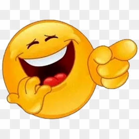 Yellow Laughing Emoji Png Transparent Image - Laugh Out Loud Smiley Face, Png Download - laughing png