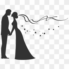 Wedding Face Png - Bride And Groom Drawing, Transparent Png - indian wedding png images
