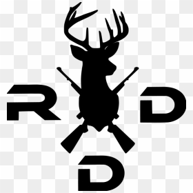 Personalize Tumblers, Ramblers And Growlers Powder - Buffalo Plaid Deer Head, HD Png Download - deer head silhouette png