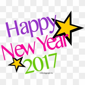 Free Happy New Year 2017 Clipart Image Transparent, HD Png Download - happy new year 2017 png