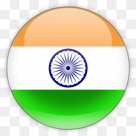 Indian Flag Png Icon - India Flag Circle Transparent, Png Download - indian flag chakra png