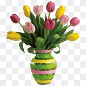 Transparent Flower Pot Png - Vase Of Beautiful Flowers Transparent Background, Png Download - pot png