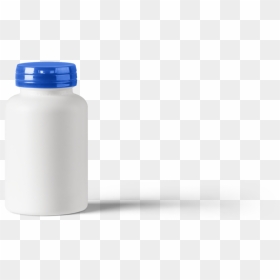 Water Bottle, HD Png Download - pill bottle png