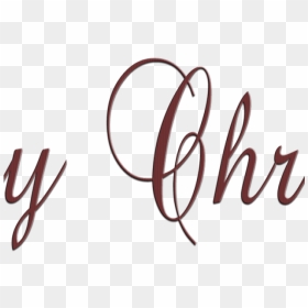Merry Christmas Text Png Transparent Images - Calligraphy, Png Download - merry christmas text png