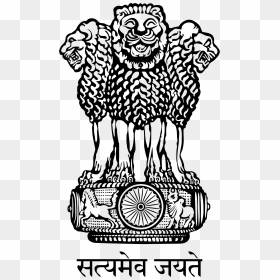 Indian Clipart Mandir - National Emblem Of India, HD Png Download - gopuram png