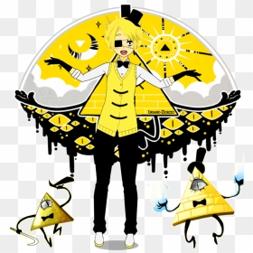 Bill Cipher Anime - Gravity Falls Bill Png, Transparent Png - dorito png