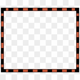 Com Border Orange Black - Paper, HD Png Download - rakhi png images