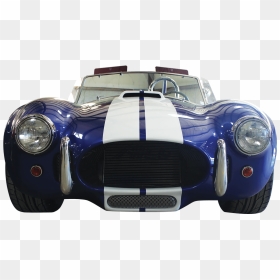 Front View Of Blue Gt-427 Roadster - Classic Car Front Png, Transparent Png - car front png