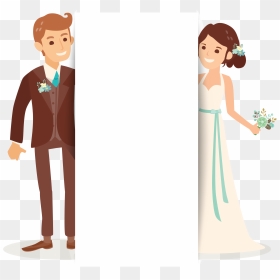 Wedding Invitation Clipart Wedding Png, Transparent Png - wedding couple clipart png