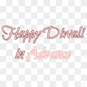 Happy Diwali In Advance Png Photo - Happy Diwali In Advance Png, Transparent Png - happy diwali text png