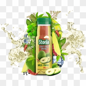 Bottle, HD Png Download - green mango png