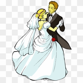 Christian Views On Marriage Wedding Invitation Clip - Christian Marriage Cliparts, HD Png Download - wedding couple clipart png
