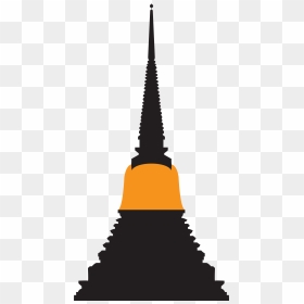 Buddha Temple Png Clip Art - Graphic Buddha And Temple, Transparent Png - gopuram png