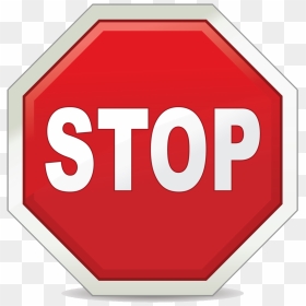 Stop Sign Png Clipart Download - Stop Sign, Transparent Png - rupee sign png