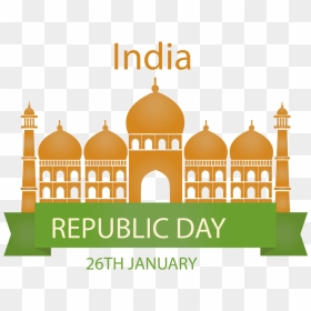 Transparent Taj Mahal Png - 26 Jan Republic Day Png, Png Download - tajmahal png