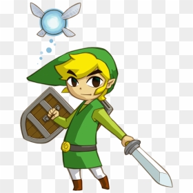 Thumb Image - Legend Of Zelda Phantom Hourglass Link, HD Png Download - toon link png