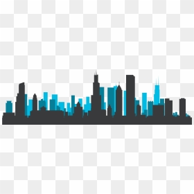 Chicago Skyline Silhouette Royalty-free - Chicago Skyline Silhouette Png, Transparent Png - chicago png